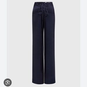 Derek Lam 10 Crosby: High-Rise Lace-Up Satin Sailor Pants (0 Petite)